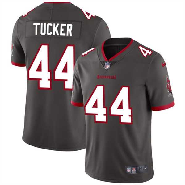 Men & Women & Youth Tampa Bay Buccaneers #44 Sean Tucker Gray Vapor Limited Stitched Jersey